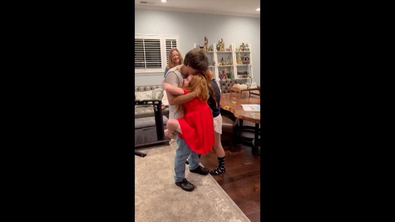 US scientist’s children erupt in joy after hearing he won Nobel
