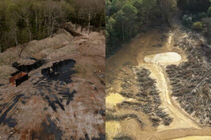 £15m spent cleaning illegal waste supersite in ancient woodland