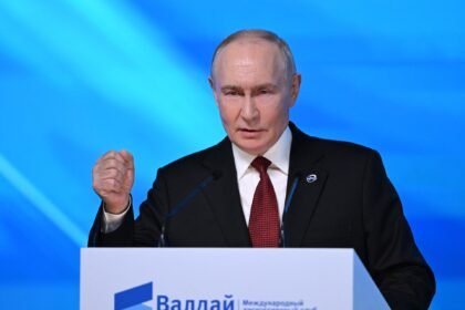 Russia’s Putin rules out ceasefire with Ukraine during speech in Moscow