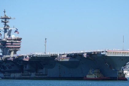 USS Lincoln docks in San Diego, returning home for first time in 321 days