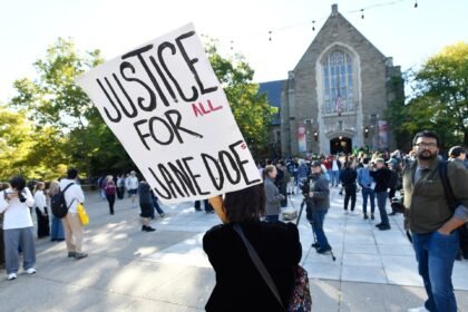 ‘Smash the patriarchy’: Activists graffiti Cornell hall over gang rape case