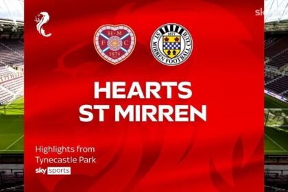 Hearts 5-0 St Mirren