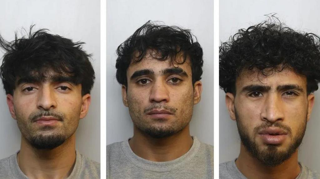 Afghan men jailed for rape of teenager after being caught fleeing UK by French police