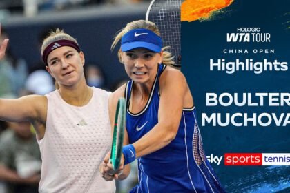 Boulter loses out to Muchova in China after dominant second set