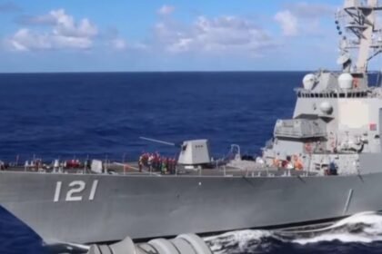 Hegseth presents USS Abraham Lincoln troops with highest honor a military unit can receive