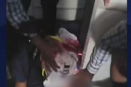 Passenger videos show aftermath of alleged pilot stabbing on flight to Israel: "We need help"