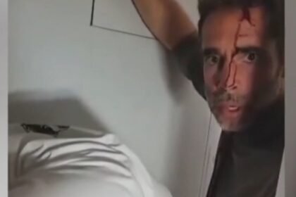 Terrifying footage shows passengers' fight for control of FlyDubai plane after alleged stabbing
