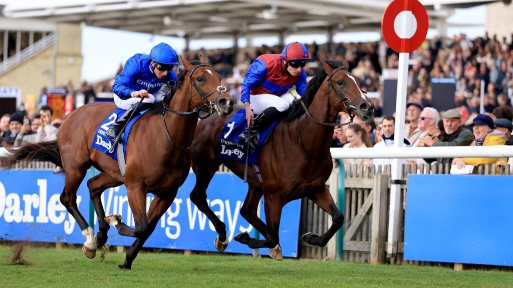 Darkness Falls beats Desert Castle in Dewhurst Stakes