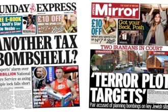 The Papers: 'Another tax bombshell?' and 'Terror plot targets'