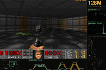 Someone got Doom in an SQL database