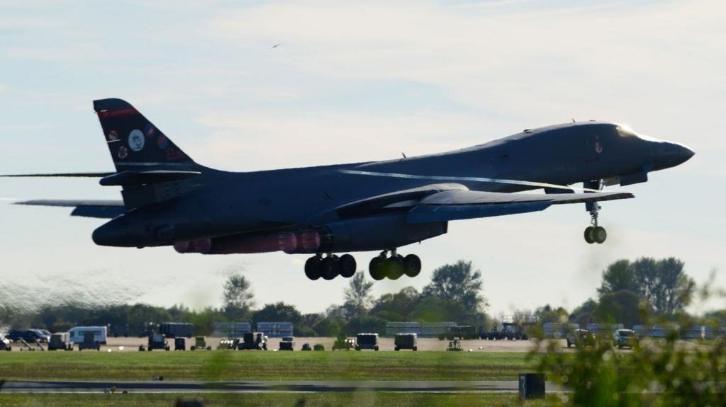 UK insists military base is safe after US withdraws bombers