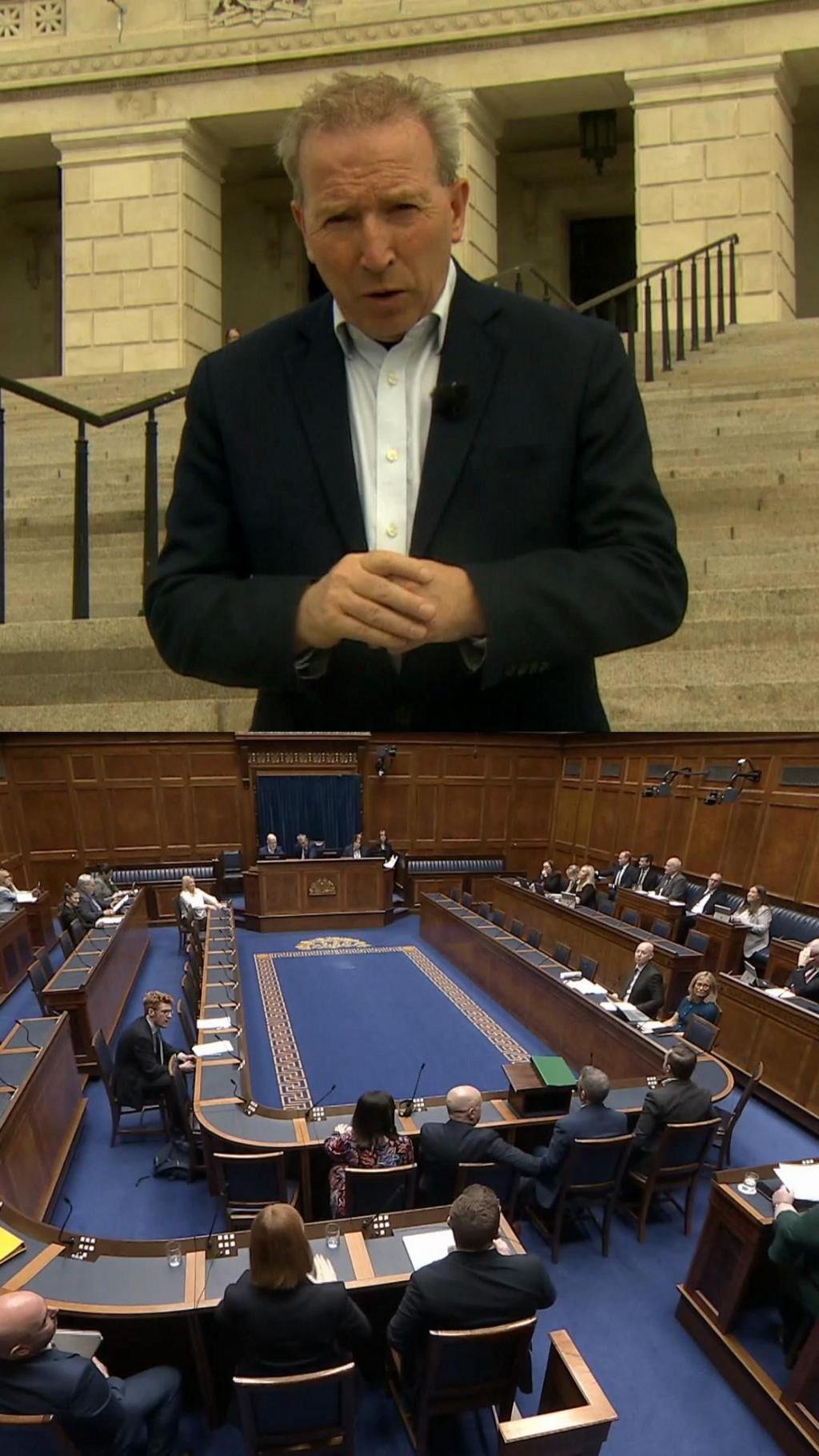 Alliance MLAs walk out over Muir no confidence vote