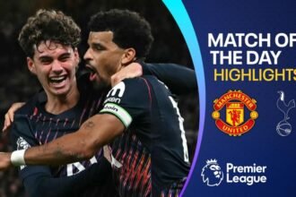 Solanke scores in added time as 10-man Spurs draw with Man Utd