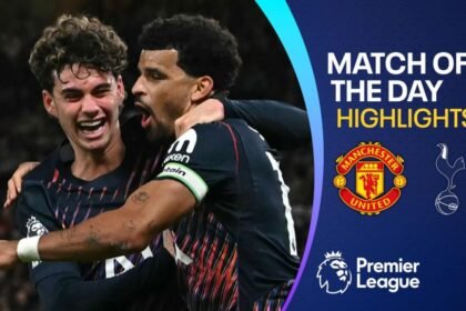 Solanke scores in added time as 10-man Spurs draw with Man Utd