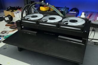 Crazed modder straps 360mm AIO radiator to laptop, cuts temps to below 40 degrees