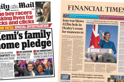 The Papers: 'Kemi's family home pledge' and 'Badenoch invokes core Tory values'
