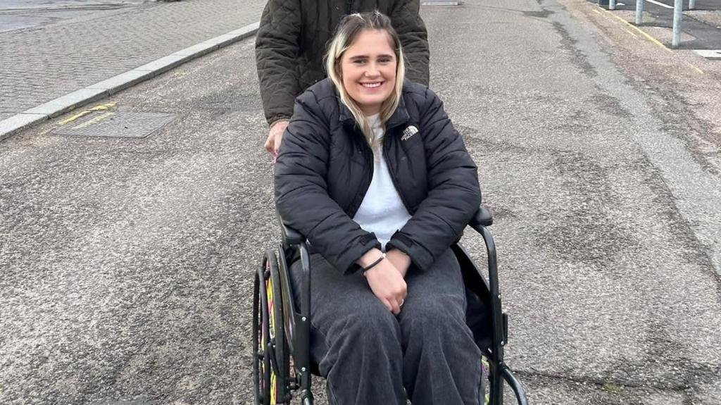 Disabled woman had to 'crawl on hands and knees' to get off train