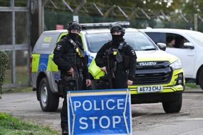 UK police arrest British national linked to airbase incident
