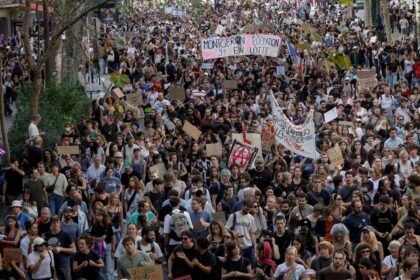 Watch: Historic student protests sweeping across France