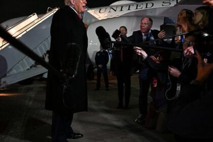 DOJ investigating TV networks over suspension of press pool after Trump media ban