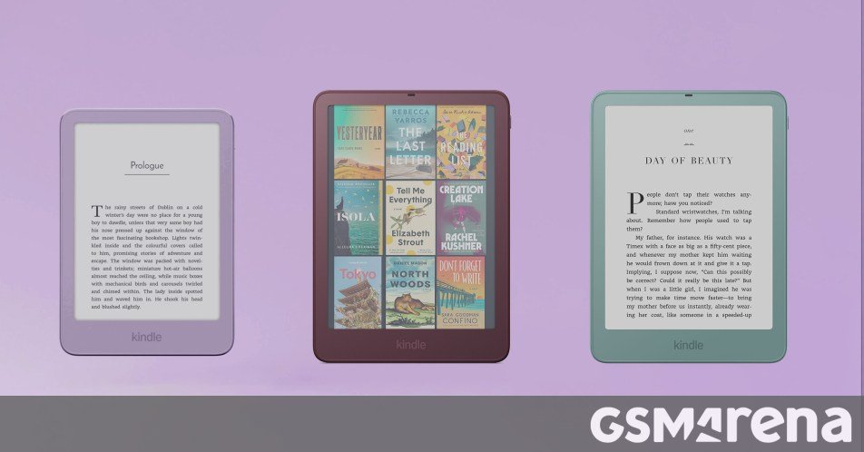 Amazon unveils its updated Kindle lineup
