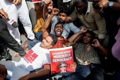 Indian police detain politicians at protests over election chief
