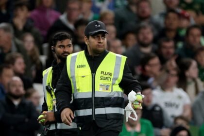 Protests disrupt Ireland football match with ‘Palestine tennis balls’