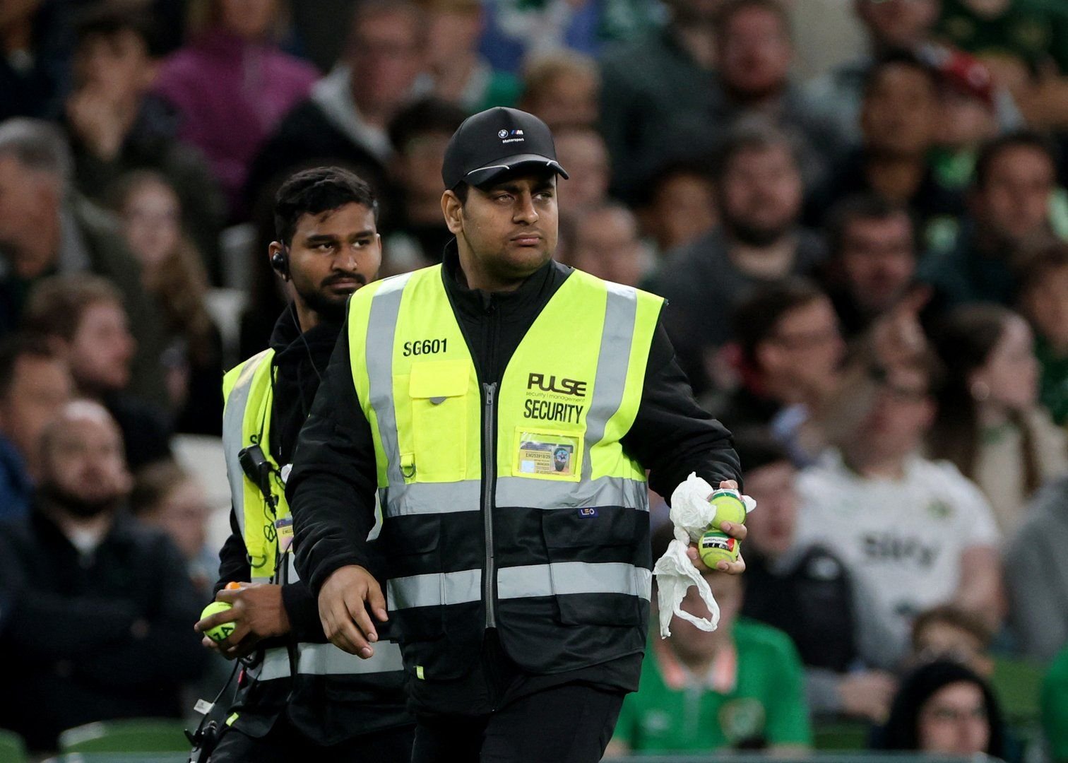 Protests disrupt Ireland football match with ‘Palestine tennis balls’