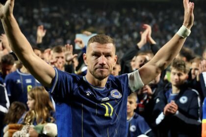 Tributes as Bosnian football star Edin Dzeko retires