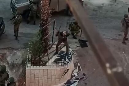 Israeli troops seen smashing memorial in occupied West Bank