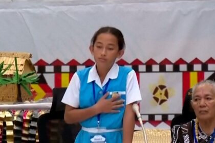 Girl pleads for world leaders to save her country from climate change