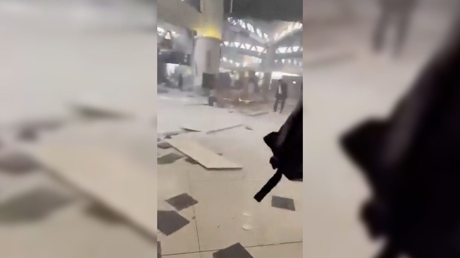 Damage seen inside Saudi airport after third attack this week