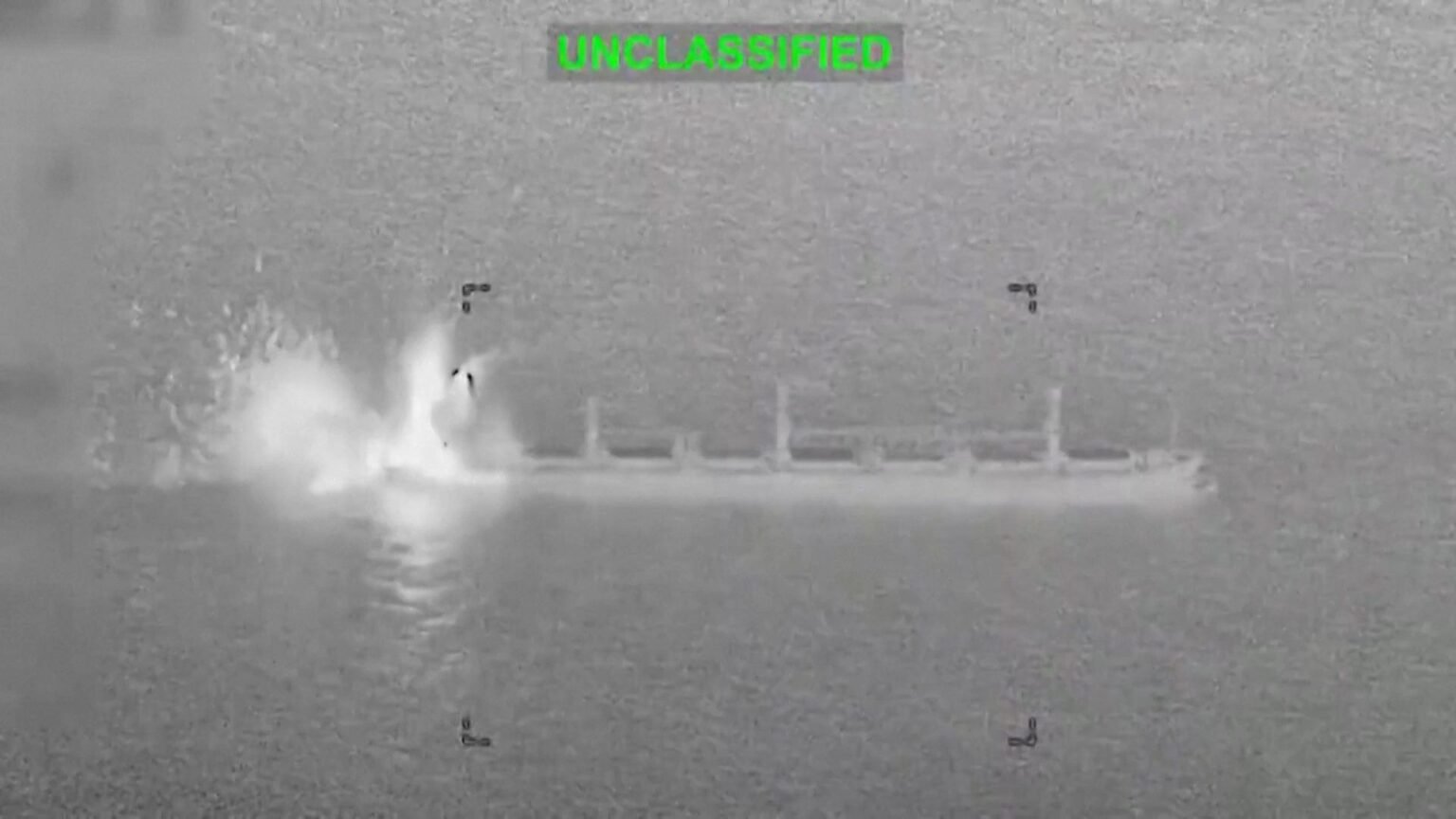 US bombs cargo vessel in Gulf of Oman ‘trying to run Iran blockade’