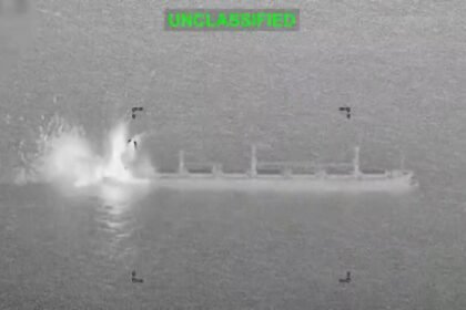 US bombs cargo vessel in Gulf of Oman ‘trying to run Iran blockade’