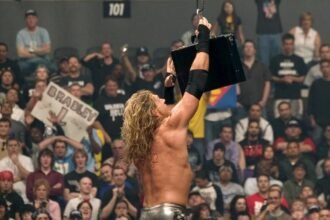 The making of the first WWE Money in the Bank match