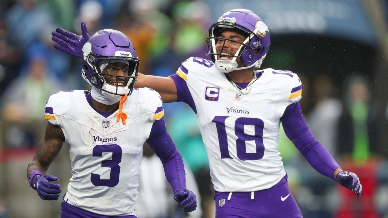 Health of WRs Jefferson, Addison key to OBJ's Vikings debut