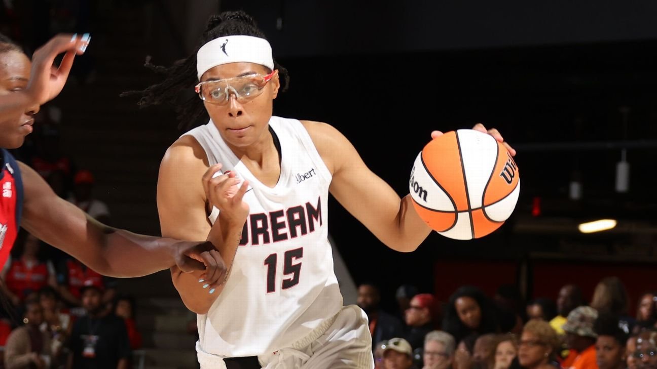 Dream rule out top scorer Gray (finger) for Game 2 vs. Liberty