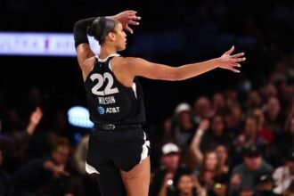 Wilson gets last word, drops 36 as Aces oust Fever from WNBA playoffs
