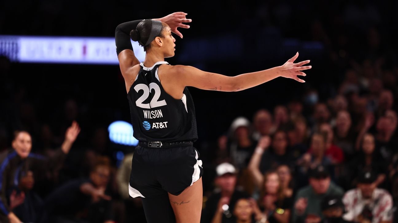 Wilson gets last word, drops 36 as Aces oust Fever from WNBA playoffs