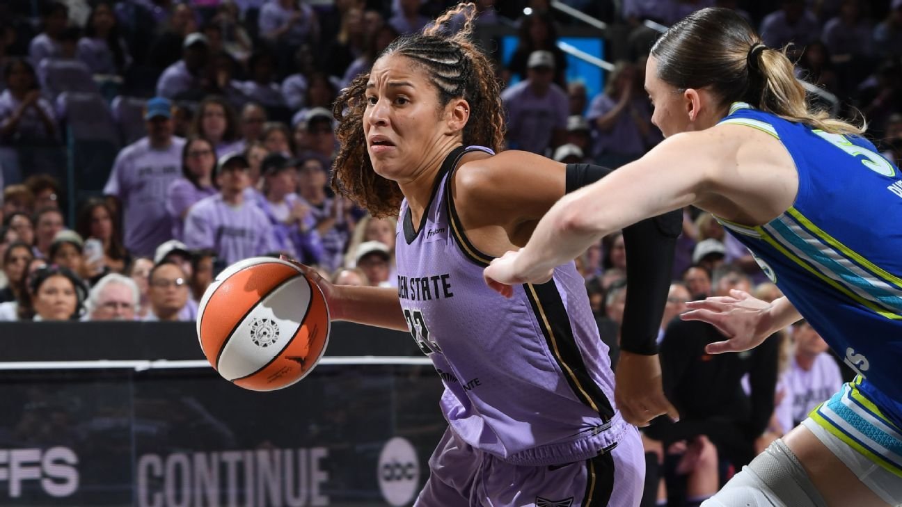 Valkyries rally from 16 down, seize 1st playoff series win in Game 3 thriller