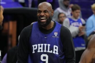 Five scenes from LeBron's first Sixers training camp: meetings, group chats and 'the vision'