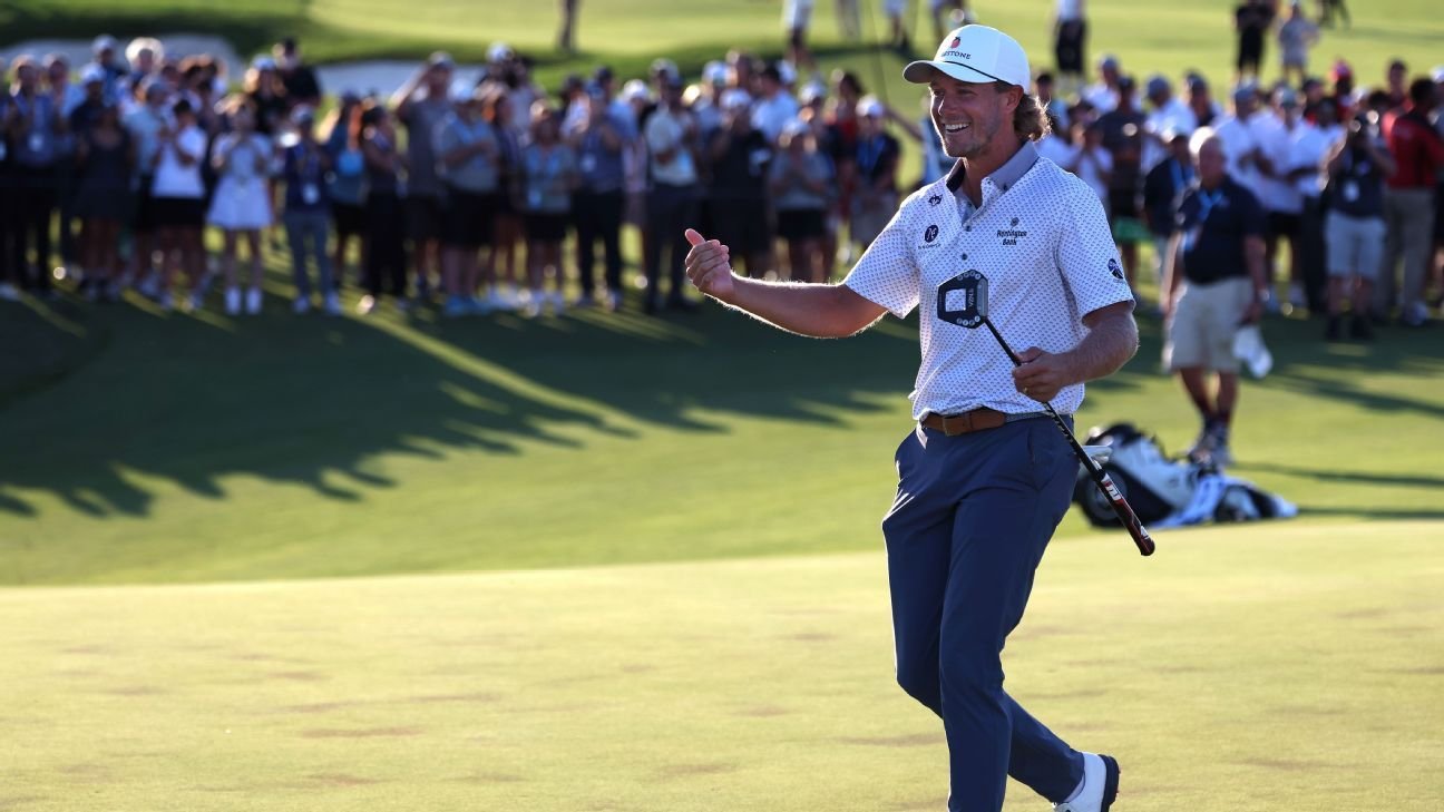 Smotherman captures first PGA Tour title in 100th career start
