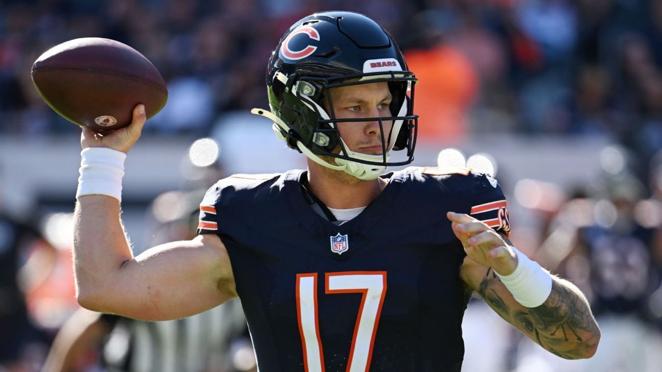 Bagent will start at QB for Bears vs. Packers, Johnson says