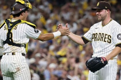 'Beast' King steps up in relief to help Padres stay alive in NLDS