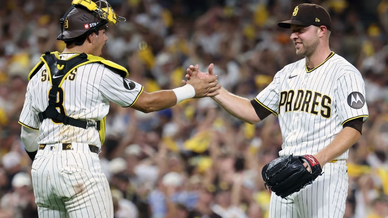 'Beast' King steps up in relief to help Padres stay alive in NLDS