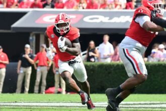 No. 2 Georgia to be without key RB Bowens against No. 6 Alabama