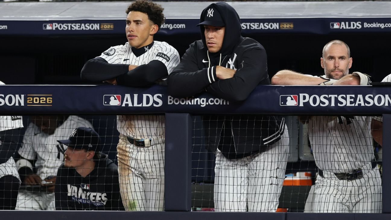 Judge 'just hating every single moment of' watching Yankees' elimination