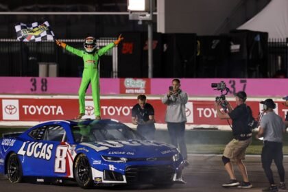 Kyle Busch's 11-year-old son highlights celebration of life ceremony with burnout