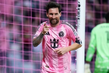 Messi scores twice for Miami in 1st game since Argentina farewell