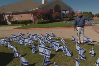 Hundreds of Israeli flags vandalized outside church in McKinney, Texas, ahead of Oct. 7 observance